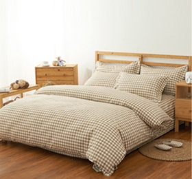 学生简约单双人被罩纯棉